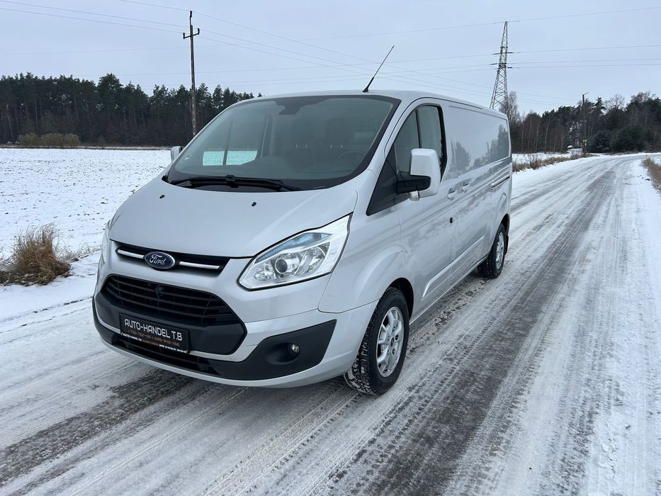 Ford Transit Custom  Jak Nowy!!Bezwypadkowy*Alufelgi*LONG*Webasto*Klima*2x drzwi boczne*HAK