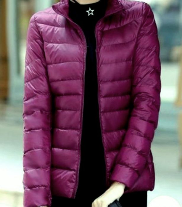 Весенняя брендовая ультралегкая куртка. Р 48. Пух перо