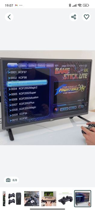 Mini GameStick Console 4K (10,000 Retro Games)64751142153731123