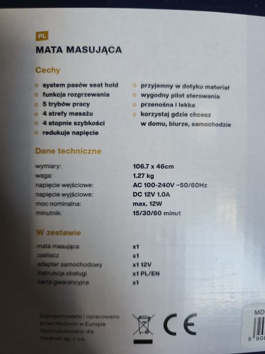 Medivon Mata masująca