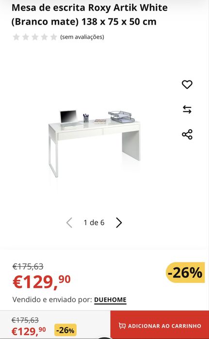 Vendo Secretária Nova
