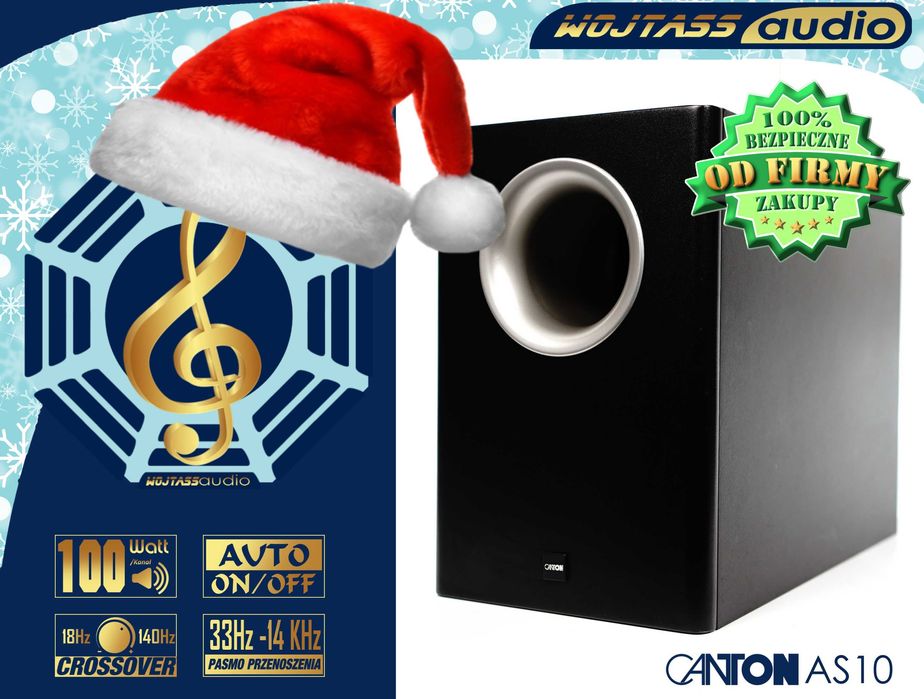 Subwoofer AKTYWNY Canton AS10 *Auto ON/OFF* Crossover * 100W