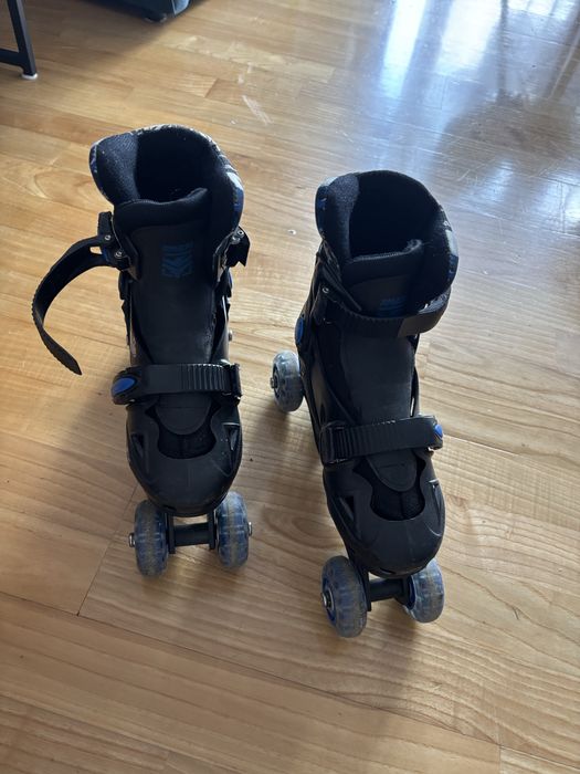 Wrotki dziecięce chłopięce dziewczęce 33-36 rozsuwane