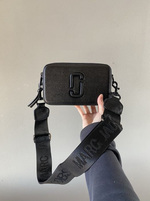 РОЗПРОДАЖ жіноча сумка Marc Jacobs чорна кроссбоди женская сумка марк джейкобс через плечо