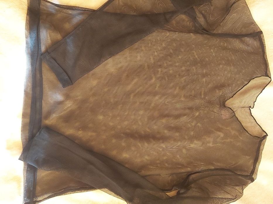 Жіночий прозорий гольф із сітки