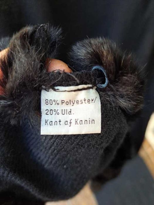 szalik z naturalnym futerkiem