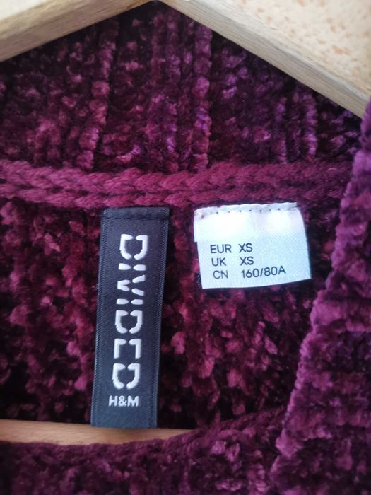 Camisola de malha chenille