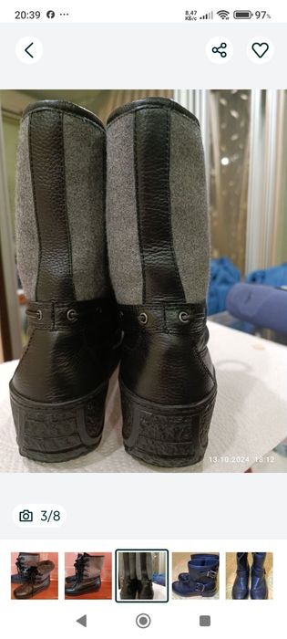 Продам зимние термо ботинки р 24.5