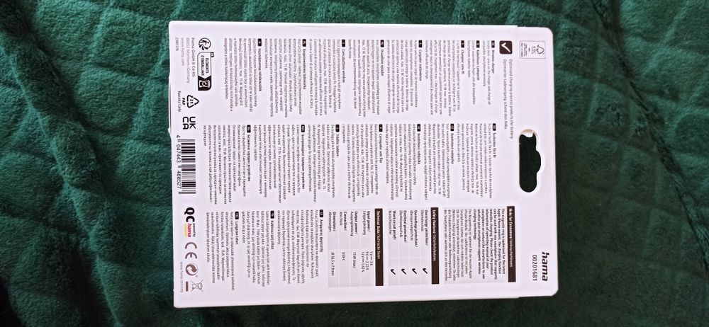 Ładowarka indukcyjna Hama Magcherge FC15. NOWA do IPhona.