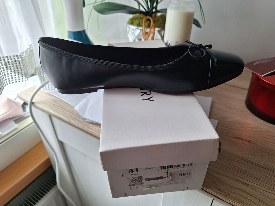 Baleriny czarne 41