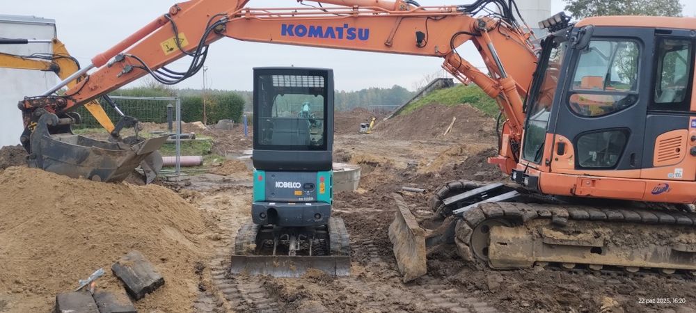 Sieci i przyłącza wod-kan | Woda, kanalizacja | Roboty ziemne