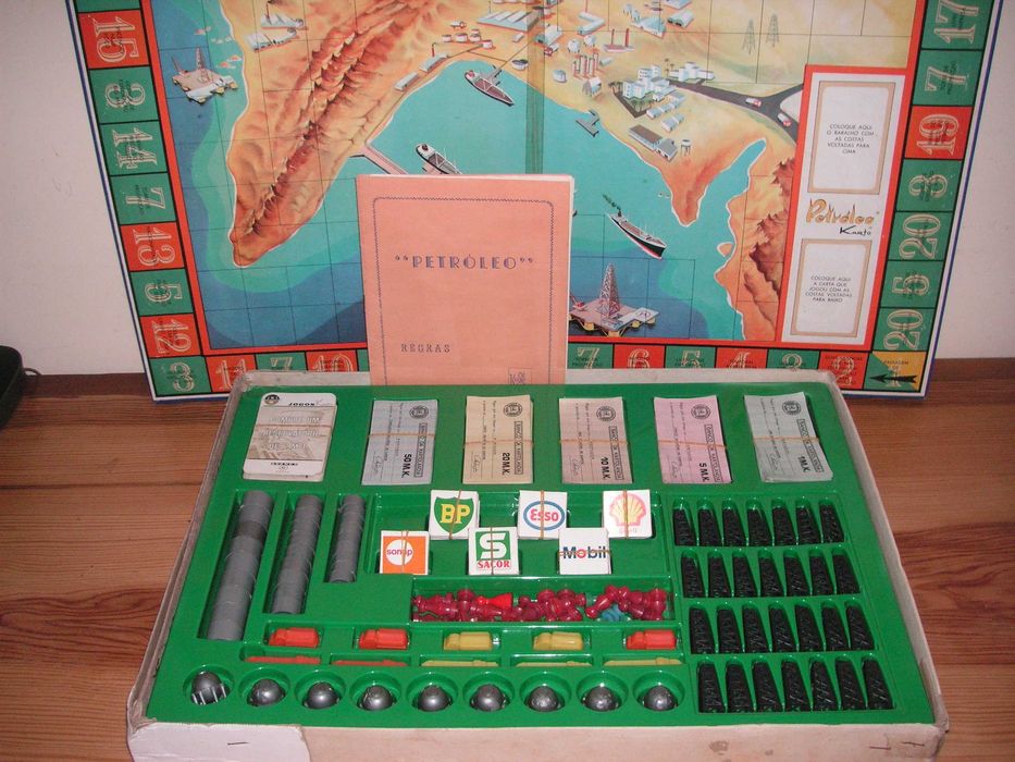 Jogo Tabuleiro Petróleo da Karto ( Antigo )