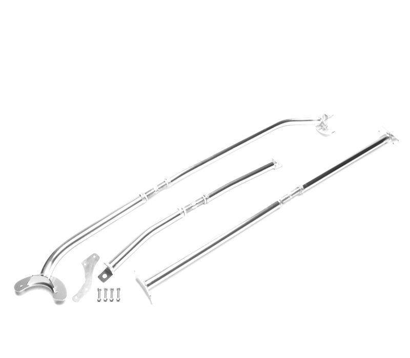 KIT BARRAS ANTI-APROXIMAÇÃO AJUSTÁVEIS AUDI A3 8L 96-03 ALUMINIO