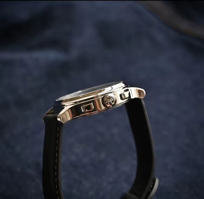 Zegarek męski NIW szafir stal hybrydowy mechaquartz Seiko VK64 40mm