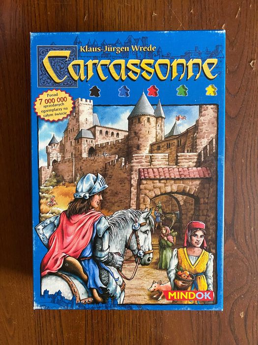 Carcassonne + pierwszy i drugi dodatek | Polska wersja | Komplet