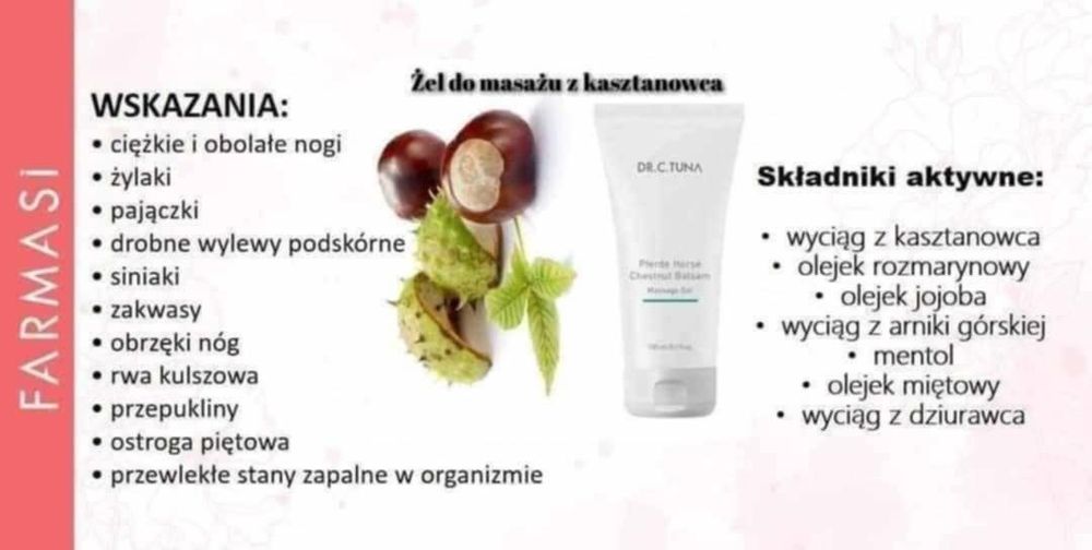 Żel z kasztanowca Farmasi