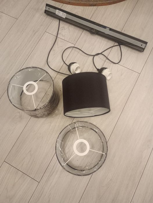 Lampa wisząca trzypunktowa