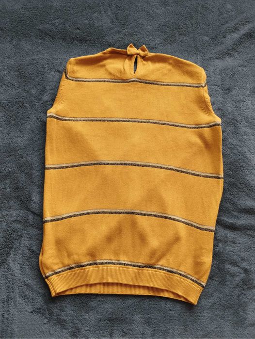 Uroczy, cienki, sweterek, długim rękawem, name it, roz. 122-128 cm