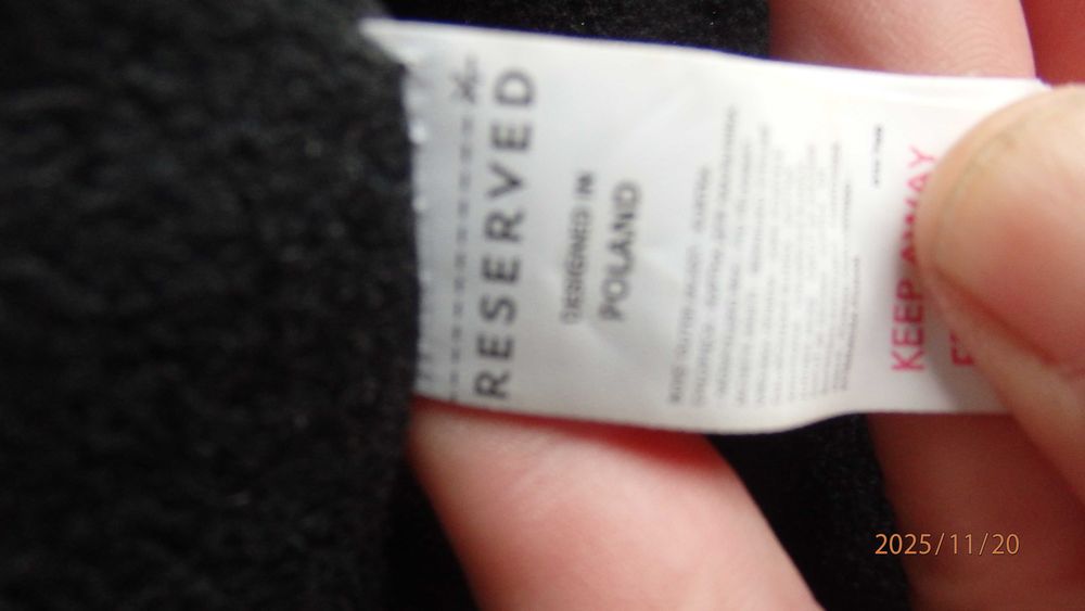 Kurka zimowa męska z kapturem Reserved Snowboard rozmiar 164.