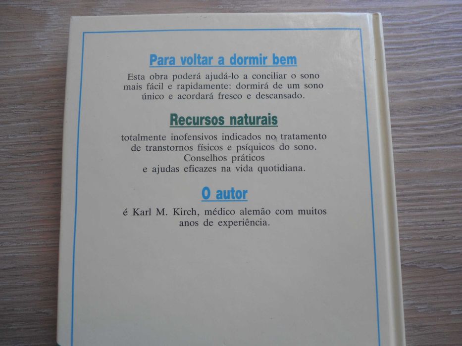 Tratamento natural da Insónia do Dr. Karl M. Kirch