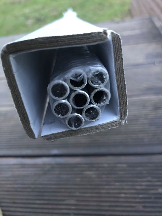 Rurka aluminiowa fi 8 do rolety rzymskiej ogrodowej