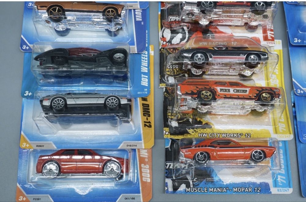Miniaturas da Hot Wheels