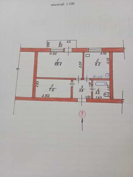 Продам 2-кімнатну квартиру, місто Богодухів (405196)