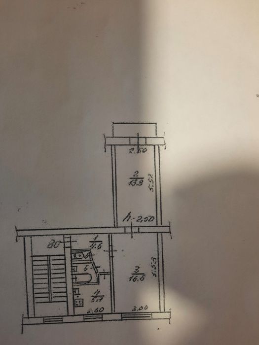 Квартира 2 кімнатна під ремонт