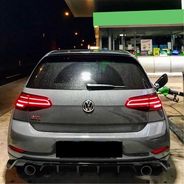 SPOILER DIFUSOR DE ESCAPE PALA ABA VW GOLF 7 VII / 7.5 / 7,5 TCR GTI R-LINE R LIMITED EDITION GTI PERFORMANCE NORMAL TDI GTD NOVO EM CAIXA KK PARTS