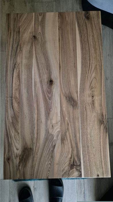 Blat drewniany orzech włoski 4cm 100x60