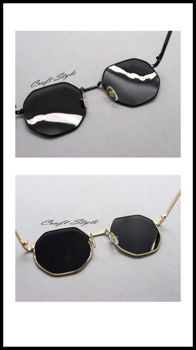 Oculos de Sol Poligonos Unisexo (2 Cores)| NOVOS