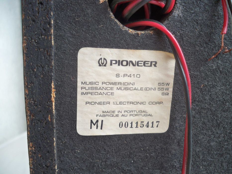 kolumny Pioneer S-P410 same skrzynki i maskownice