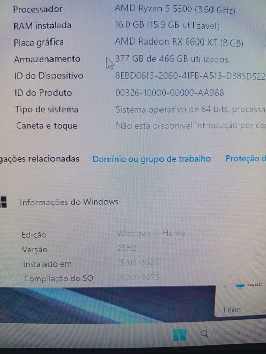 Torre gaming rtx 6600 xt