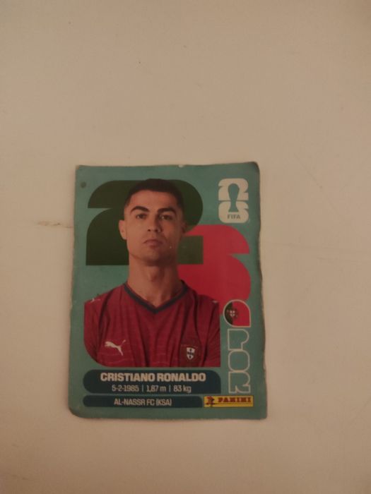 Cristiano Ronaldo Carta para álbum