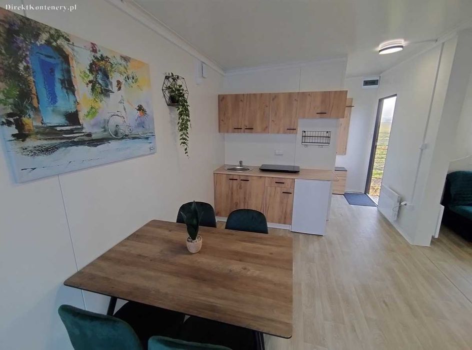 Domek modułowy, całoroczny, letniskowy 35 m2 na zgłoszenie Wyposażony pod klucz