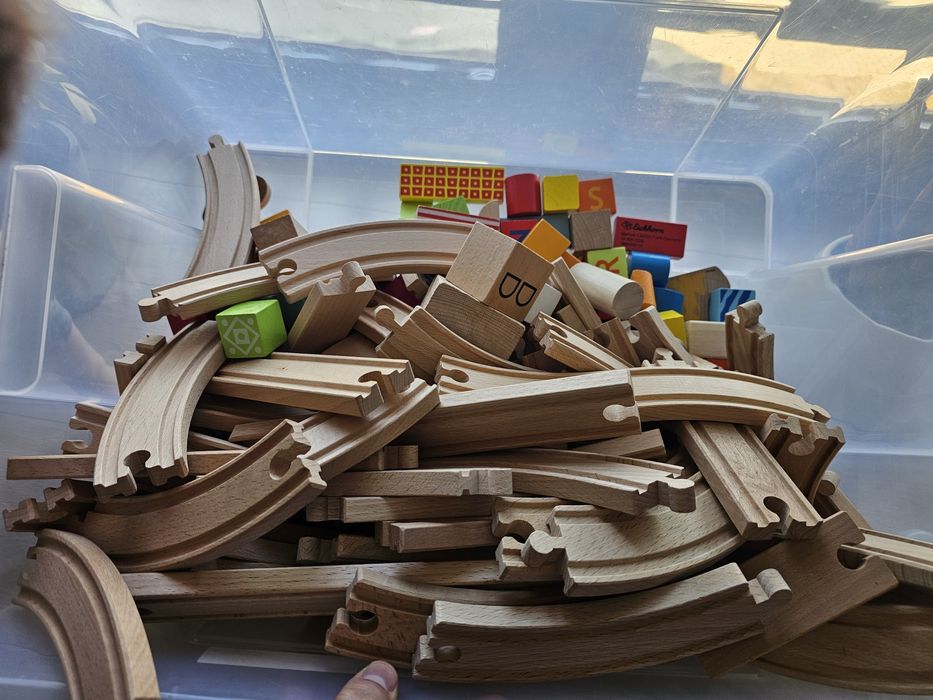 Mega zestaw kolejka Lillabo Ikea pociag tory!!!