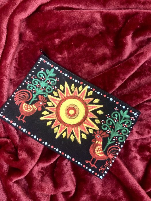 Гаманці ручний розпис на блискавці