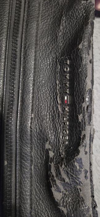 Torba męska skórzana Tommy Hilfiger AM0AM00795  na laptopa, dokumenty
