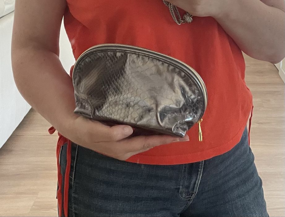 Bolsa prateado escuro