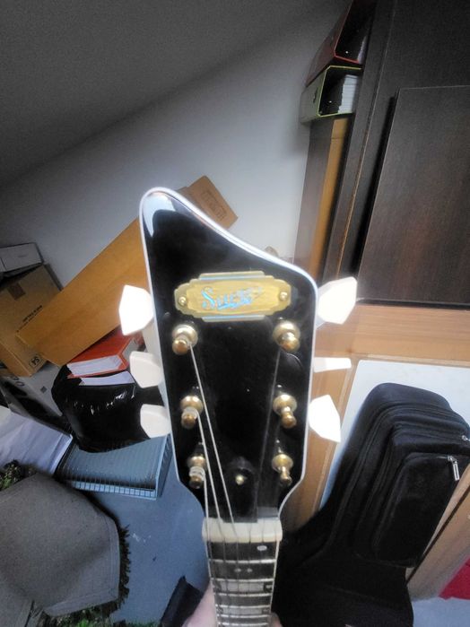 Supro 1275JB Tri Tone Jet Black w/Brushed Gold Hardware