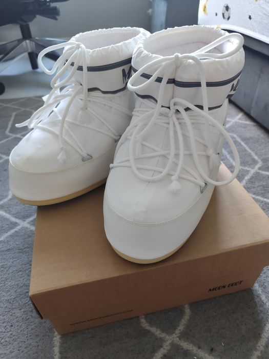 Moon Boot białe low