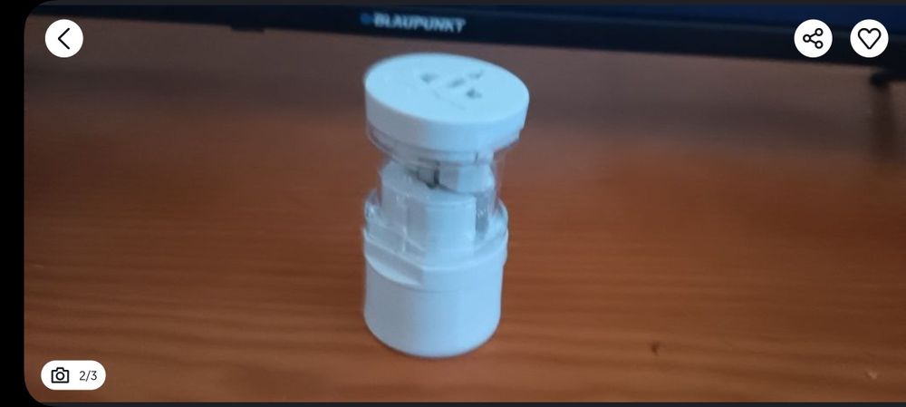 Adaptador Ficha Eléctrica Internacional