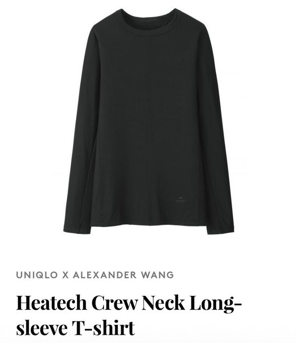 Лонгслів Uniqlo Alexander Wang Heattech