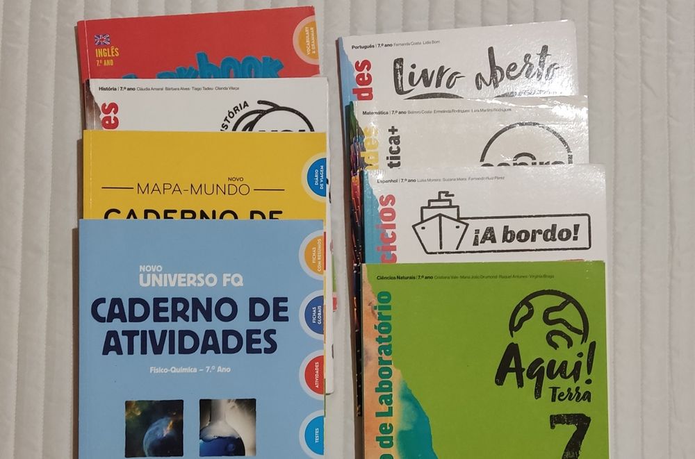 Cadernos de atividades 7 ano
