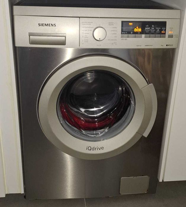 Máquina de Lavar Roupa Siemens iQdrive varioPerfect 8kg – Série iQ500