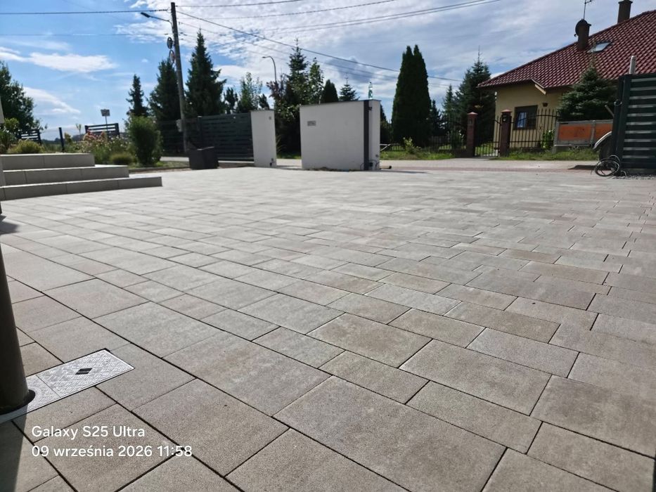 Układanie Kostki Brukowej, Podjazdy, Chodniki, Podbudowy  Lubin
