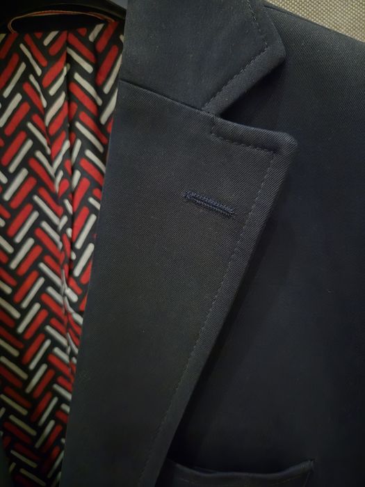 Casaco Blazer Homem Slim Fit EL GANSO Azul Navy - TAM 48 - Impecável!