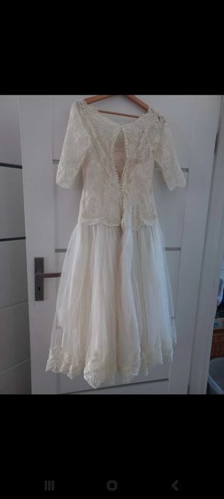 Suknia ślubna ecrui  38/40