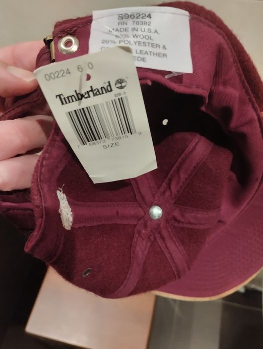 Boné de Inverno antigo Timberland (novo e original)