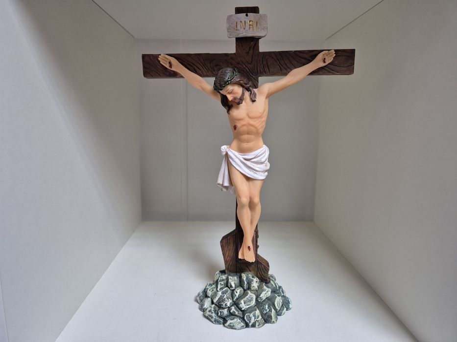 Krzyż stojący Krzyże Jezus Chrystus ukrzyżowany